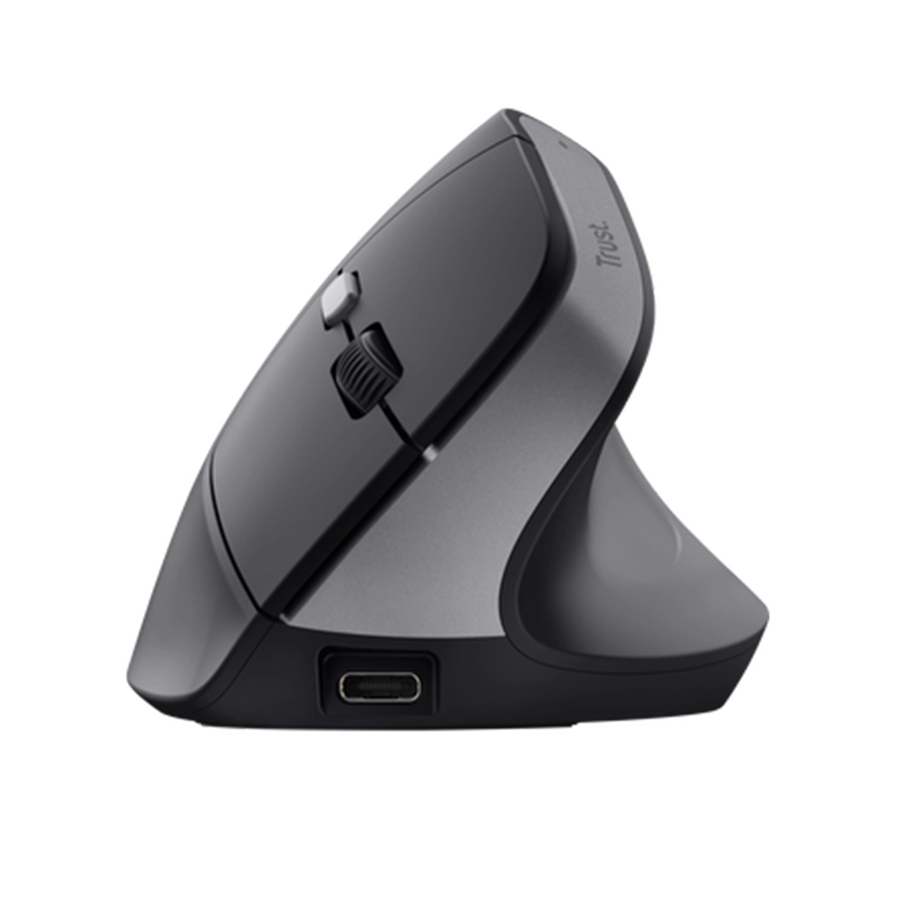 Mouse Trust ergonómico Bayo II - Negro