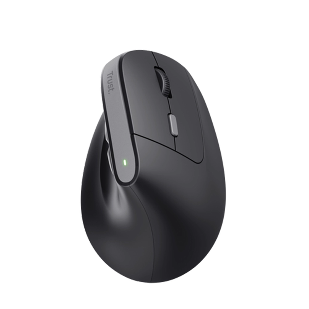 Mouse Trust inalámbrico ergonómico Bayo II - Negro