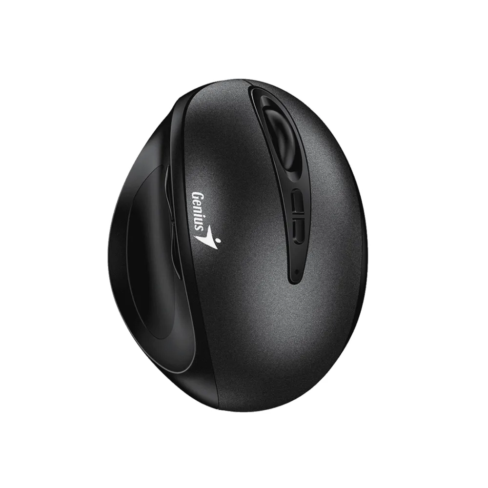 Mouse Vertical Genius Ergo 8300S Black Ergonómico 7 Botones Precisión Pro