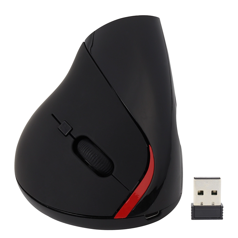 Mouse Vertical Inalámbrico Recargable JALTECH – Ergonómico, USB-C, 1600 DPI