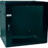 Gabinete de pared POWEST 11U 60x50 cm, rack 19", puerta de vidrio templado