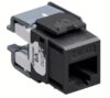 Jack RJ45 CAT 6A UTP Negro – Alto Desempeño para Voz y Datos