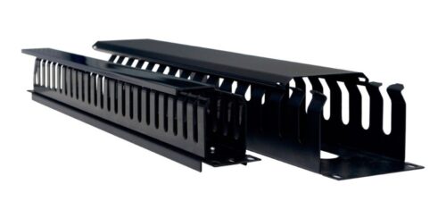 Organizador Horizontal Metálico 2U para Rack 19” – Powest