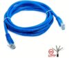 Patch Cord U/FTP Cat 6A 10FT Azul, blindado, para redes de alta velocidad