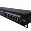 Patch Panel Cat 6A 24 Puertos con Etiquetas Intercambiables para Rack 19"