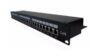 Patch Panel Cat 6A 24 Puertos con Etiquetas Intercambiables para Rack 19"