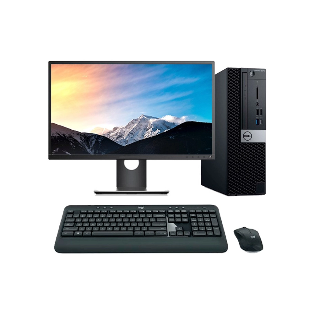 PC MFF Dell Optiplex 5070 i5 9na Gen 16GB 512SSD Remanufacturado + Monitor 22”