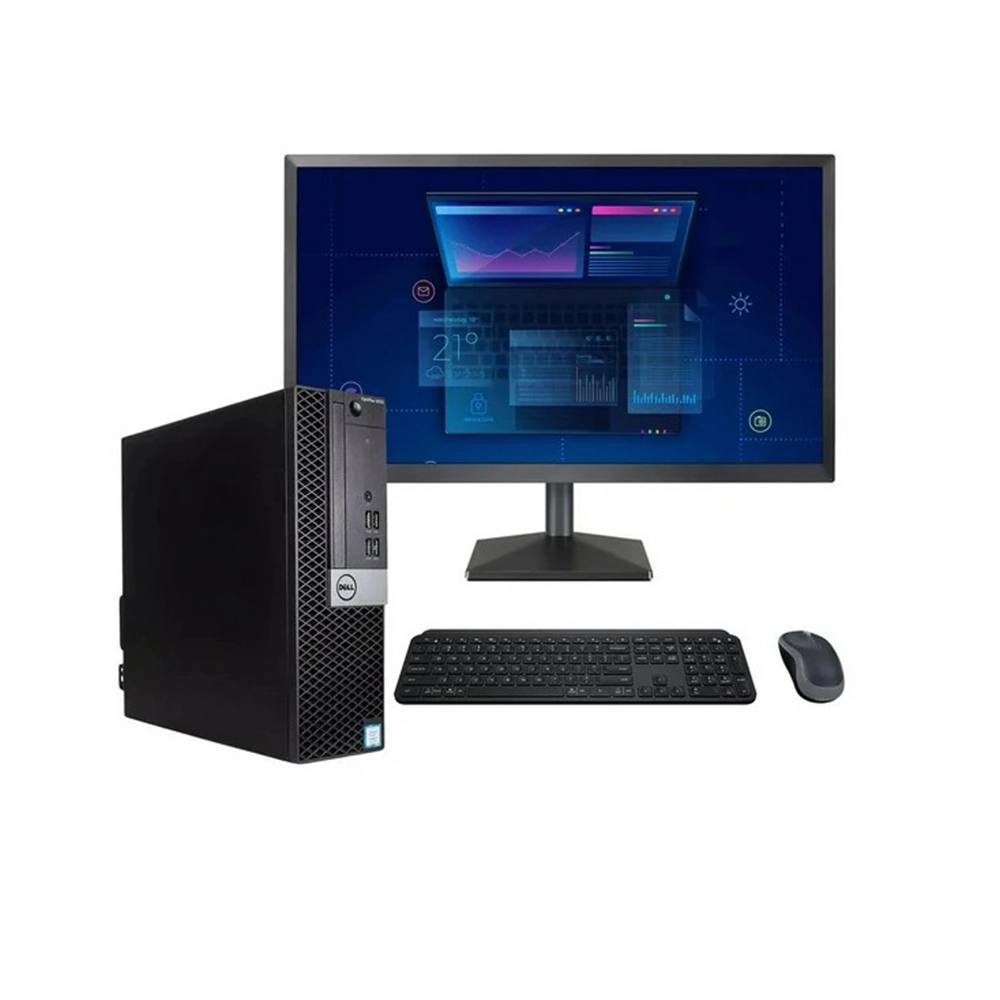 PC SFF Dell Optiplex 5050 i5 7ma Gen 8GB 256SSD Remanufacturado + Monitor 22”