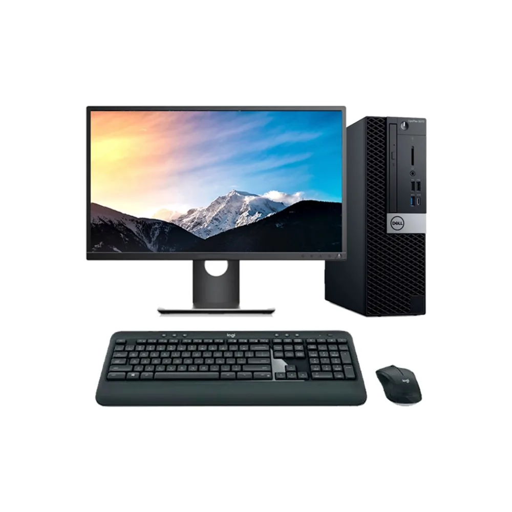 PC SFF Dell Optiplex 5070 i5 9na Gen 16GB 512SSD Remanufacturado + Monitor 22”
