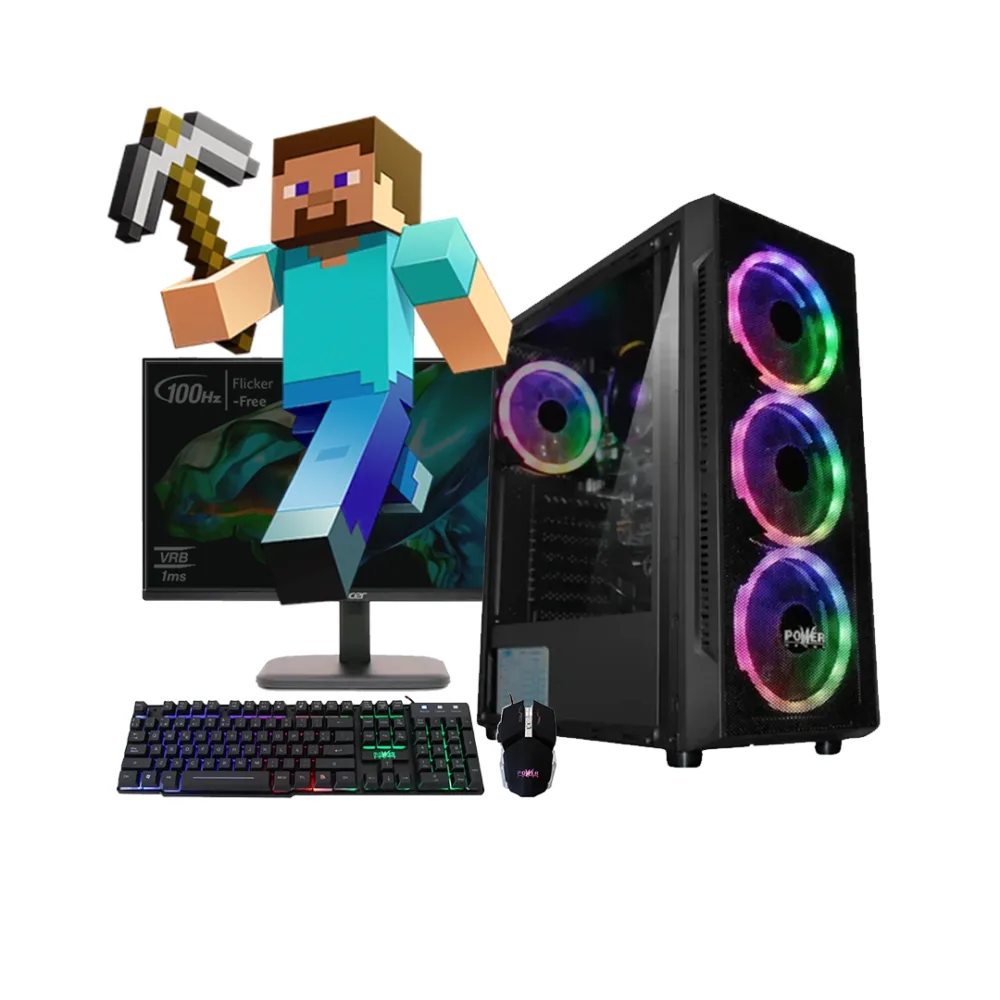 PC de Escritorio AMD Ryzen 5-5600G, 16GB RAM, 512GB SSD, Monitor 22"