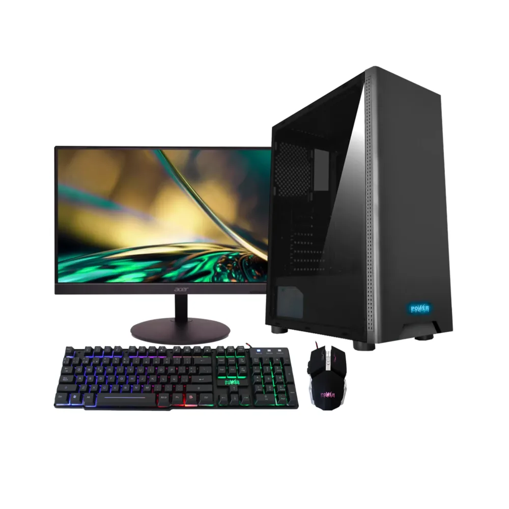 PC de Escritorio Core I3 10100, 8GB RAM, 512GB SSD, Pantalla 22"