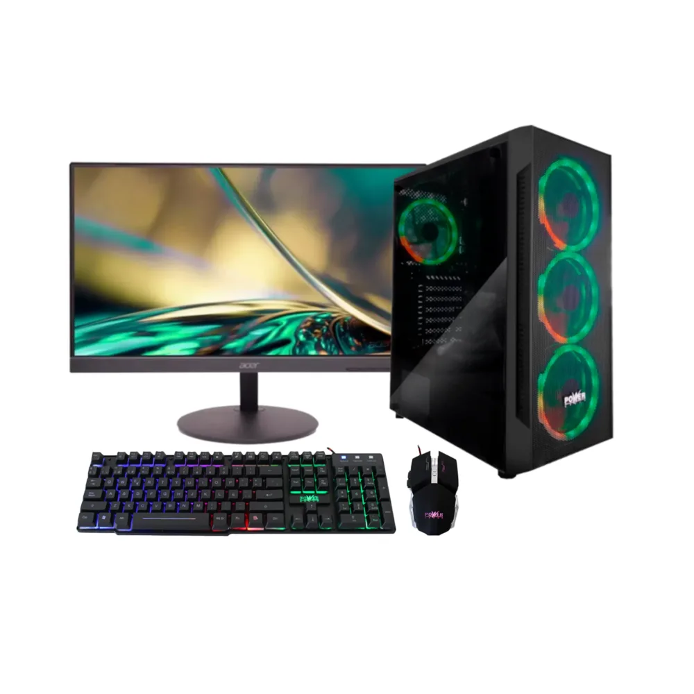 PC de Escritorio Intel Core i5 12400, 16GB RAM, 512GB SSD M.2 Pcie, Monitor 22”