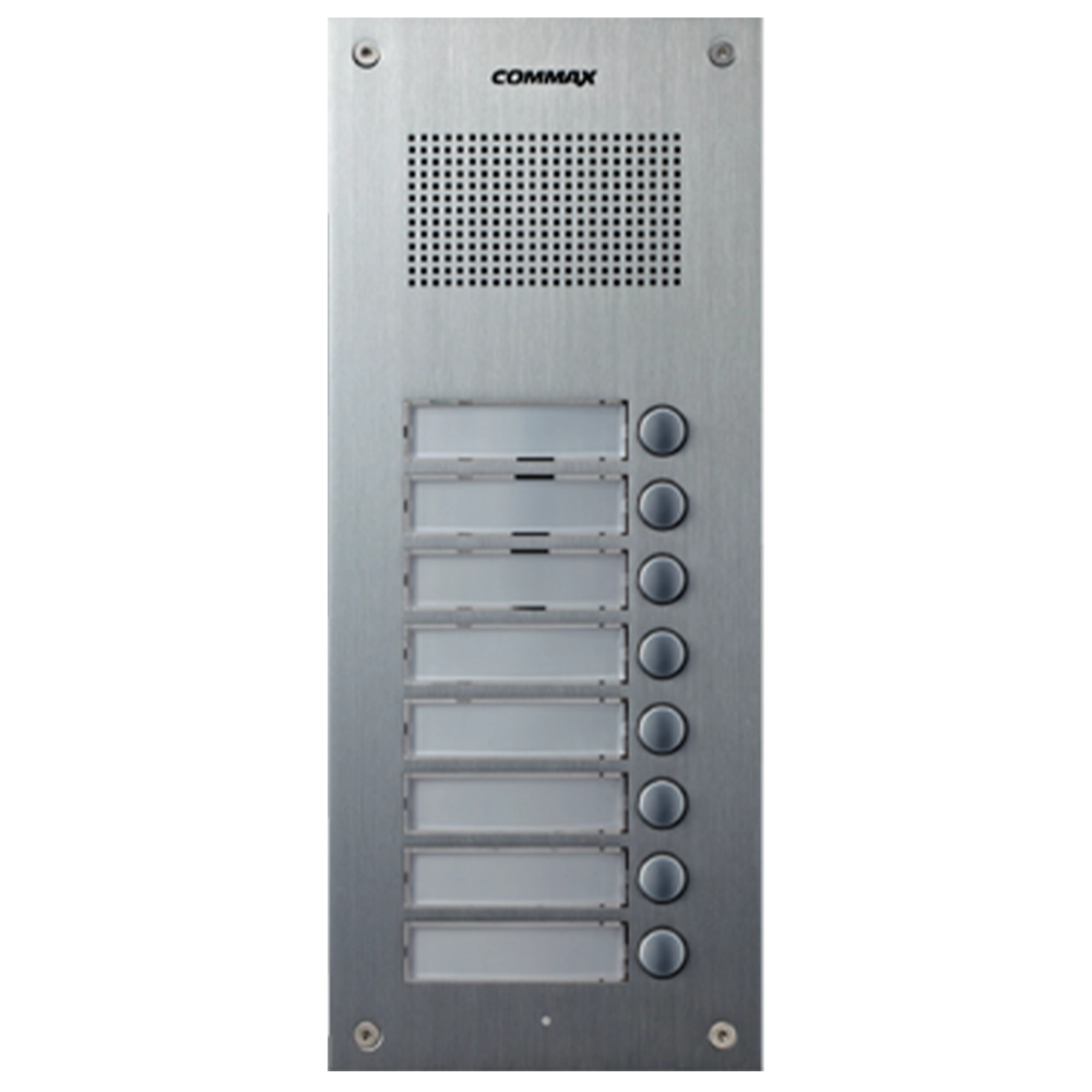 Placa Portero Multifilar Audio 8 Pulsadas DR-8UM Seguridad Residencial