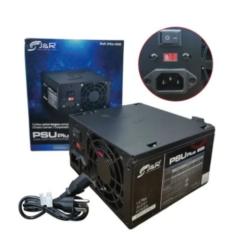 FUENTE DE PODER 700W – Conexiones SATA/IDE, 200W reales, interruptor, 115V