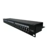 Patch Panel Categoría 6 Powest – 24 Puertos, Rack 19”, Organizador Integrado
