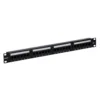 Patch Panel Categoría 6 Powest – 24 Puertos, Rack 19”, Organizador Integrado