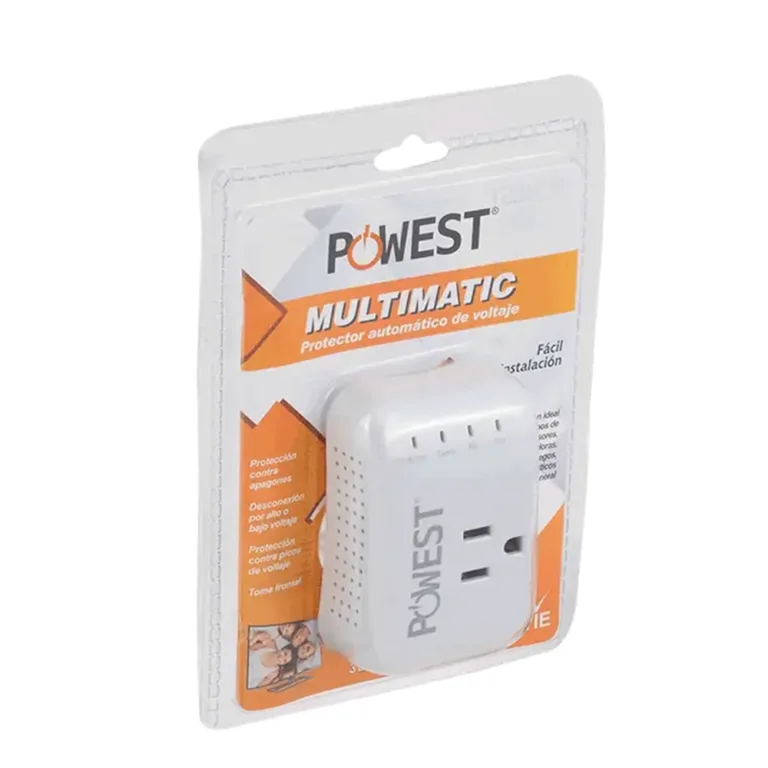 Protector de Voltaje Multimatic 120V/10A Protección Inteligente
