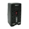 Regulador Electrónico de Voltaje Powest PROPC1000 – 8 Tomas, AVR, Protección Inteligente