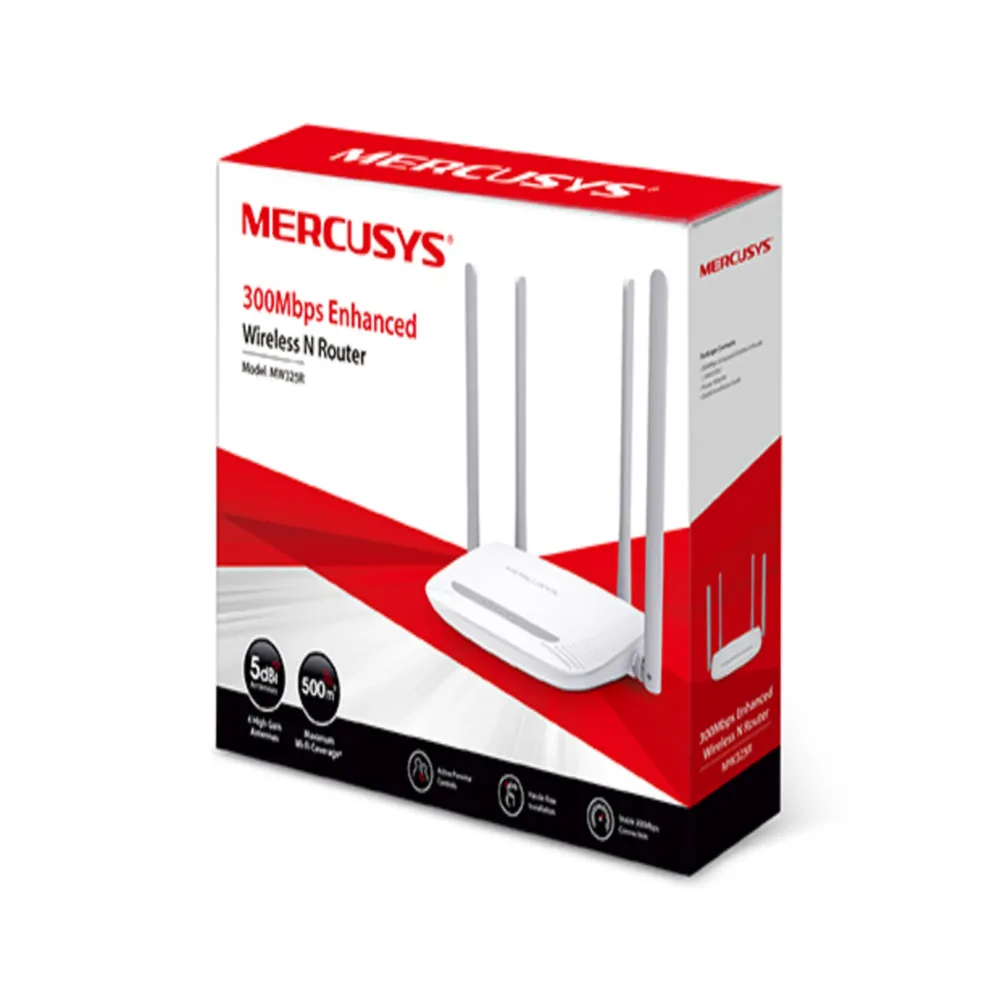 Router 4 Antenas Mercusys Mw325R
