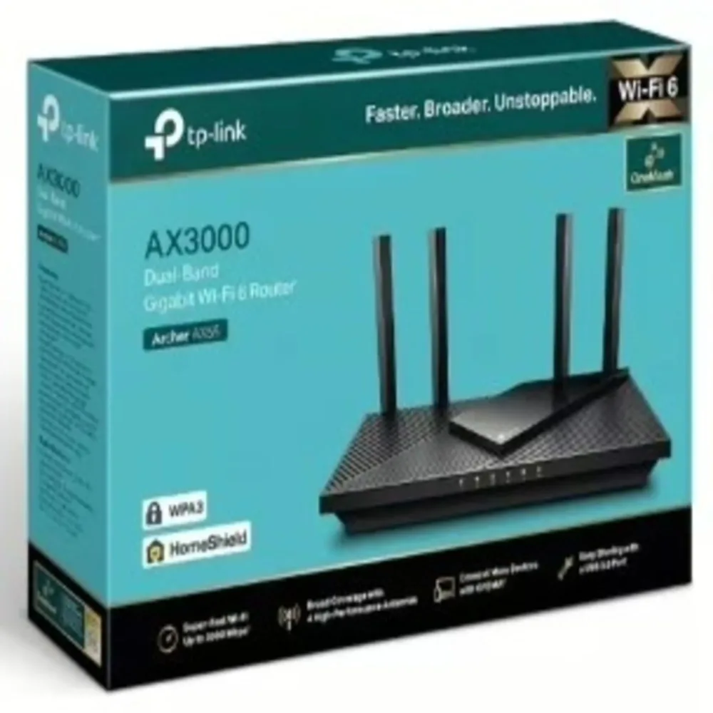 Router TP-Link Archer AX55 AX3000 Gigabit Wi-Fi 6 de Doble Banda