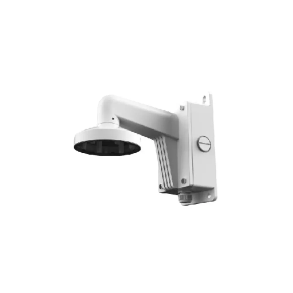 SOPORTE DE MONTAJE EN PARED DS-1273ZJ-130B HIKVISION – Aluminio, con caja de conexiones