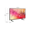 Televisor Samsung 55" Crystal UN55DU7000K 4K UHD Smart TV Tizen