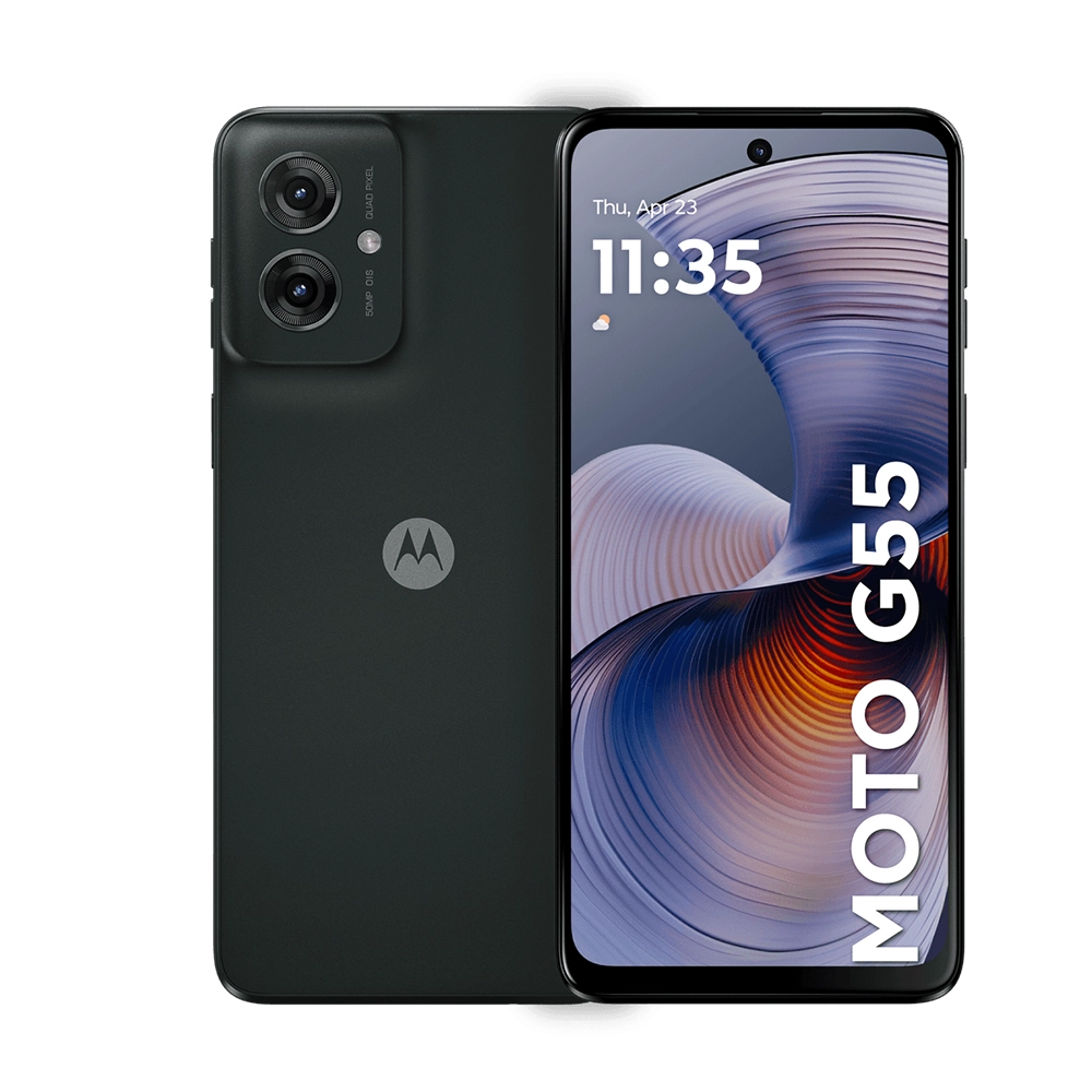 Smartphone Moto G55 8GB 256GB Negro Cámara 50MP Pantalla FHD+