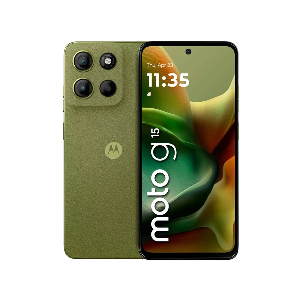 Smartphone Motorola Moto G15 4GB 256GB Verde Pantalla HD+ Garantía