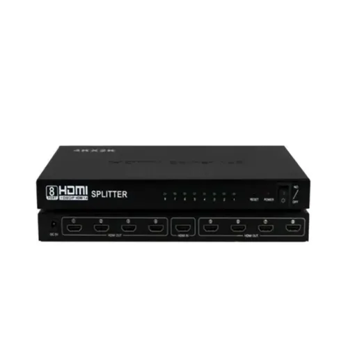 Splitter HDMI X8 4K 1.4b Ultra Resolución 8 Salidas Simultáneas