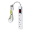 Supresor de picos Multinet 4 salidas 1800W con cable y protección 15A