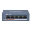 Switch PoE 4 Puertos Hikvision DS-3E0105P-E/M Transmisión 300m