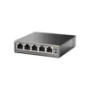 Switch PoE 5 Puertos 10/100 Mbps con 4 Puertos PoE+ – Modo Extensión y Prioridad