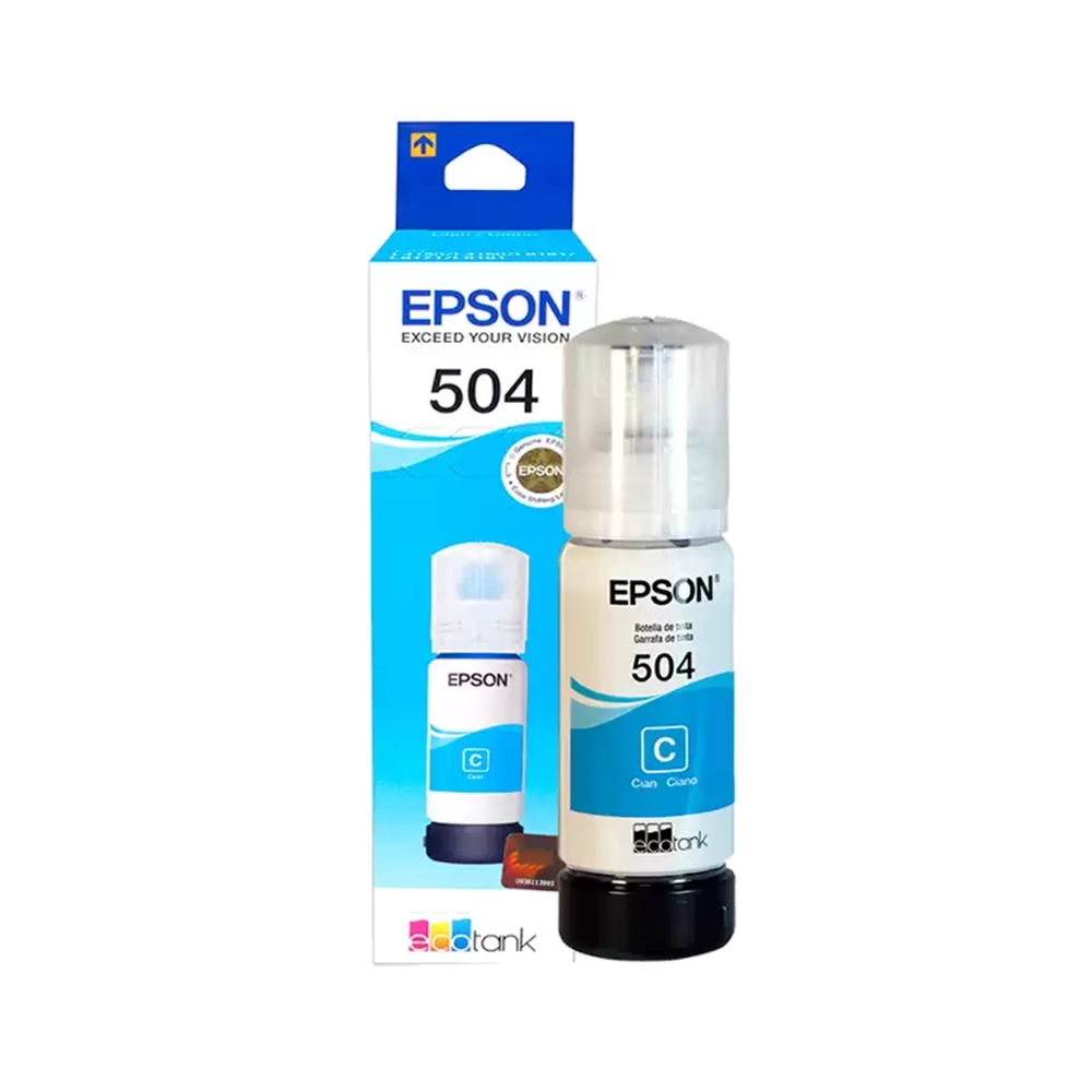 T504 CYAN BOTELLA TINTA C13T03N22A L4150, L4160, L6161, L6171, L6191