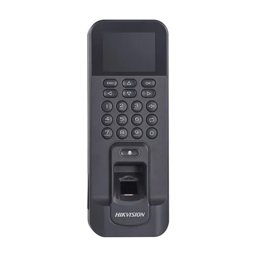 TERMINAL BIOMÉTRICO HIKVISION DS-K1T804AMF – Huella, tarjeta MIFARE, Wi-Fi y control de acceso