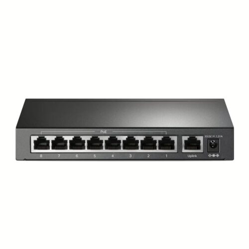 Switch TP-Link 9 Puertos 10/100Mbps con 8 Puertos PoE+ | TL-SF1009P