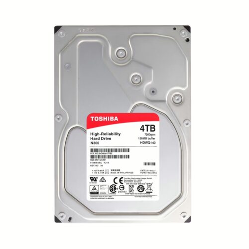 Disco Duro Interno Toshiba® N300  de Rendimiento , 4TB