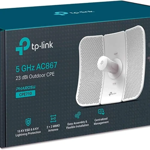 TP-Link CPE710 5GHz AC867 23dBi Outdoor – Conexión inalámbrica de alto alcance y rendimiento profesional.