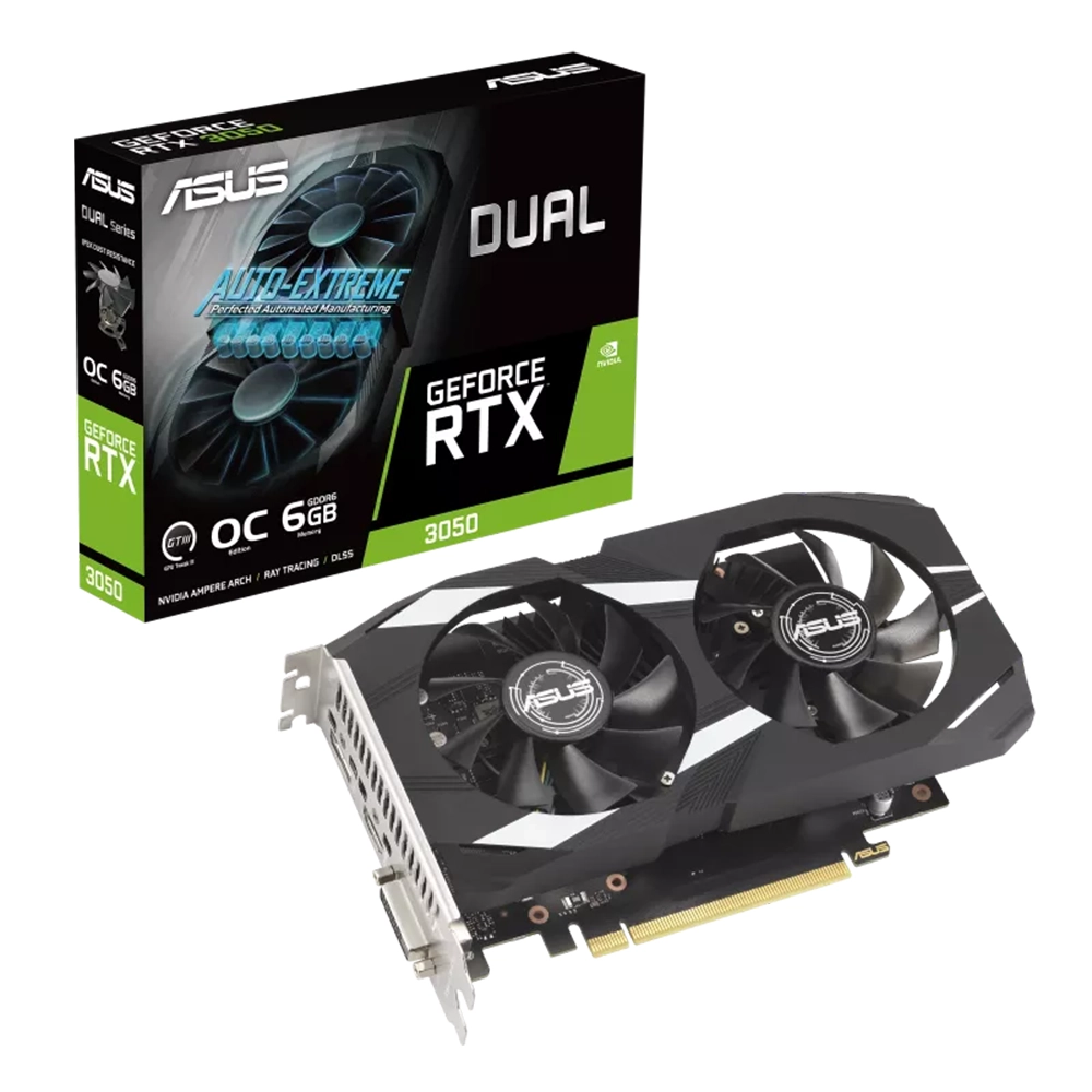 Tarjeta De Video Asus Dual Rtx 3050 ddr6 6gb