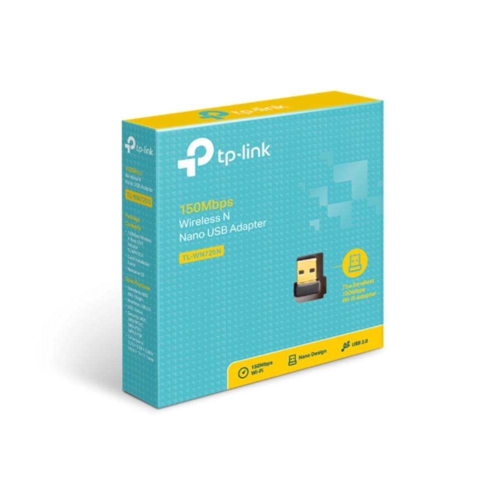 Tarjeta WiFi USB TP-Link TL-725N 150Mbps Adaptador Inalámbrico Compacto