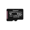 Tarjeta microSD 512GB Kingston Canvas Select Plus 100MB/s Adaptador
