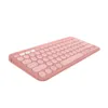 Teclado Bluetooth Logitech K380 Rosado Multidispositivo Compacto