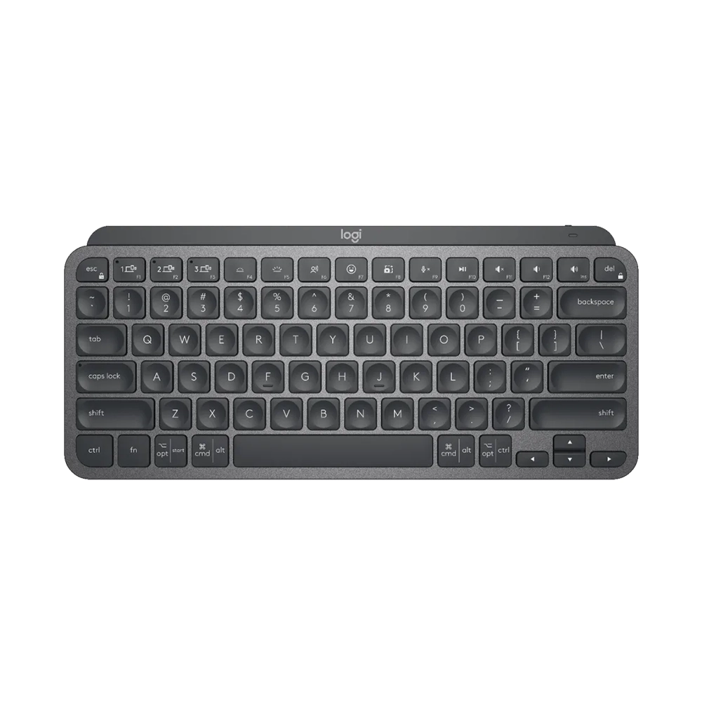 Teclado Logitech MX Keys Mini Graphite LAT Inalámbrico Compacto Premium