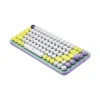 Teclado Mecánico Inalámbrico Logitech POP Keys Lila, Emojis y Bluetooth 5.1