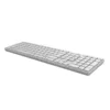Teclado SlimStar 126 USB Alámbrico Multimedia – Blanco con Teclas de Acceso Rápido