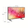 Televisor Samsung 50” Crystal UHD 4K UN50DU7000K, Smart TV LED, Tizen OS