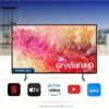 Televisor Samsung 50” Crystal UHD 4K UN50DU7000K, Smart TV LED, Tizen OS