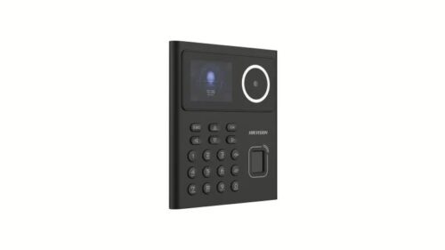 Terminal de control de acceso facial Hikvision DS-K1T320MFX – LCD 2.4", huella, tarjeta y PIN