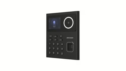 Terminal de control de acceso facial Hikvision DS-K1T320MFX – LCD 2.4", huella, tarjeta y PIN
