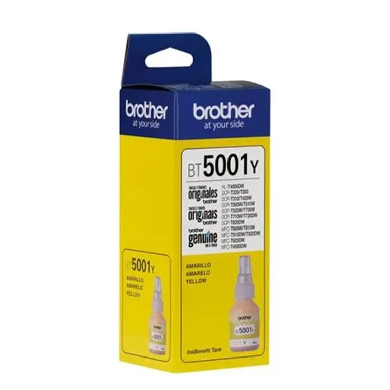 Tinta Brother Amarilla BT5001 Original Ultra Rendimiento