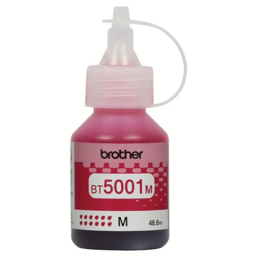 Tinta Brother Magenta BT5001 Original – Rendimiento de hasta 5.000 páginas
